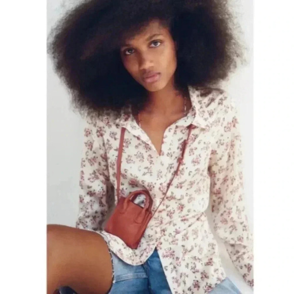 Zara Tops - Zara Silk Shirt